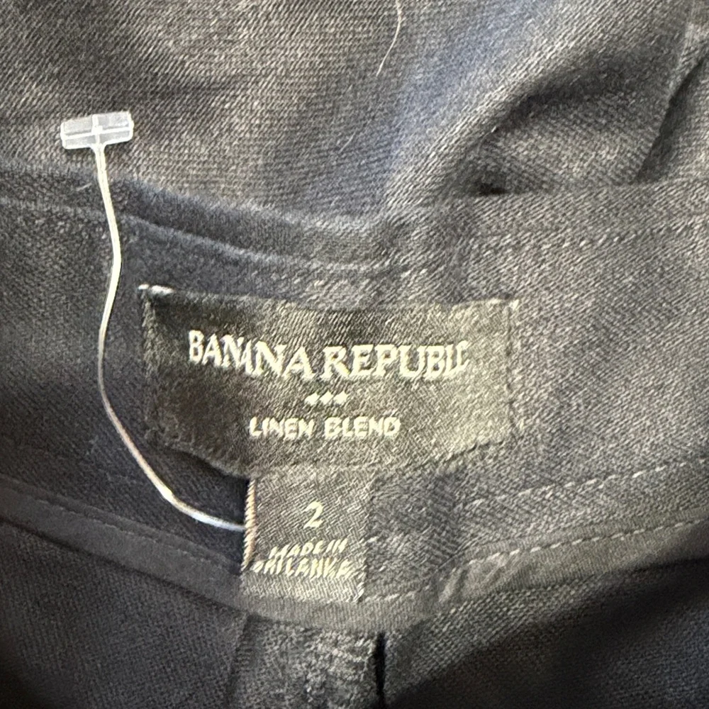Banana Republic linen blend extra wide pants